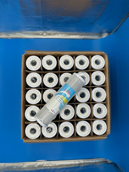 10" Activated Carbon Block Water Filter replacement Cartridges (CTO), 3-25 Pack