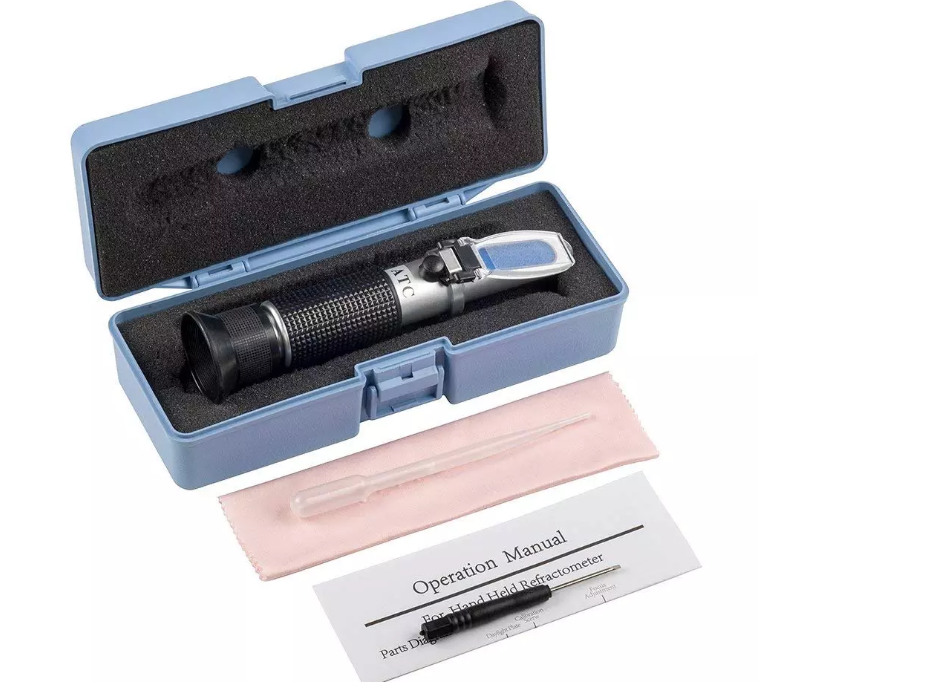 Salinity Refractometer with ATC Function Dual Scale
