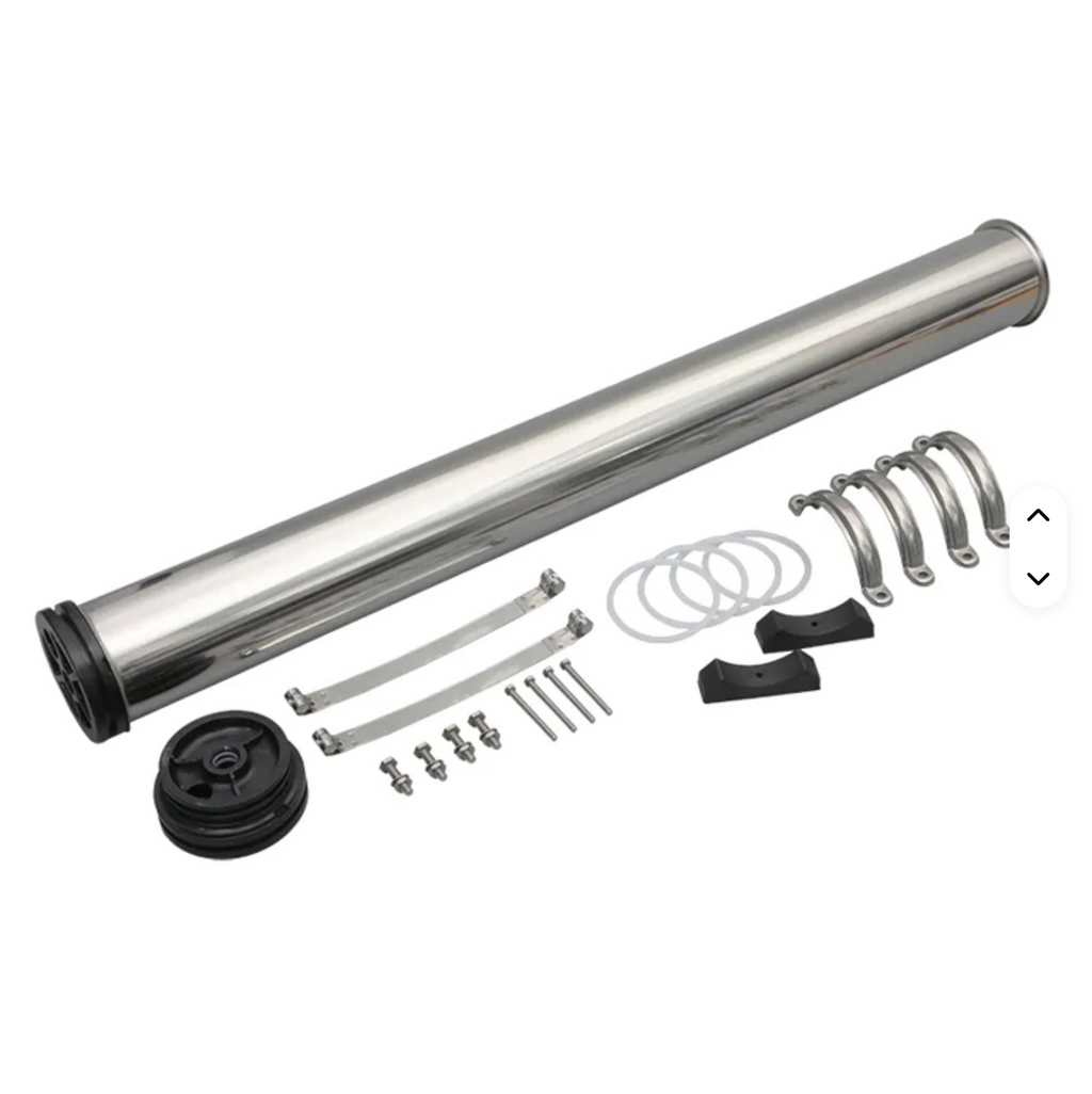 XLE 4040 RO Membrane 2,600GPD Xtra Low Pressure with Stainless Steel Housing