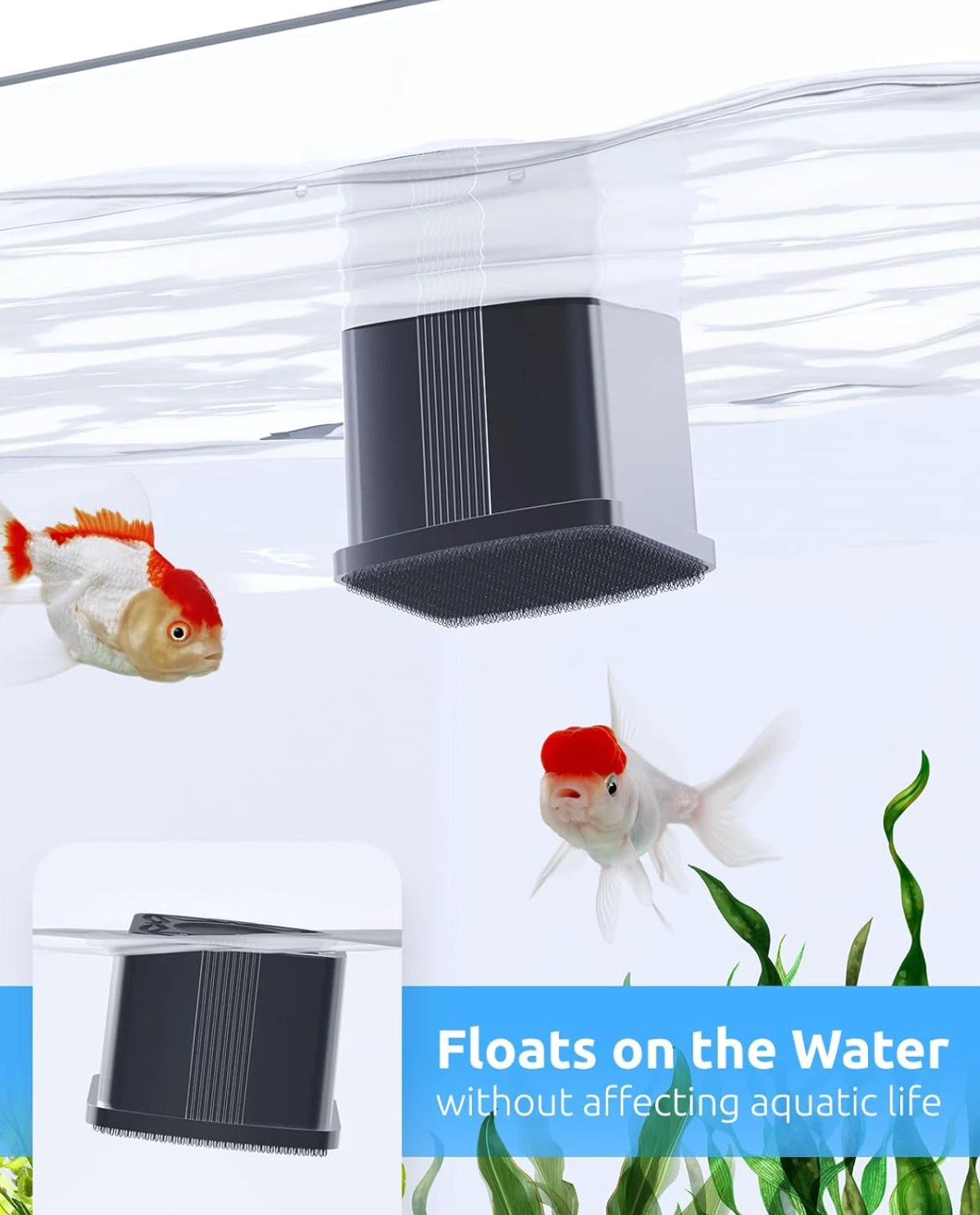 2-in-1 Magnetic Aquarium Thermometer & Glass Cleaner